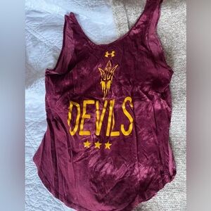Champion Arizona State University, ASU Tank Top Women’s Medium Burgundy And Gold